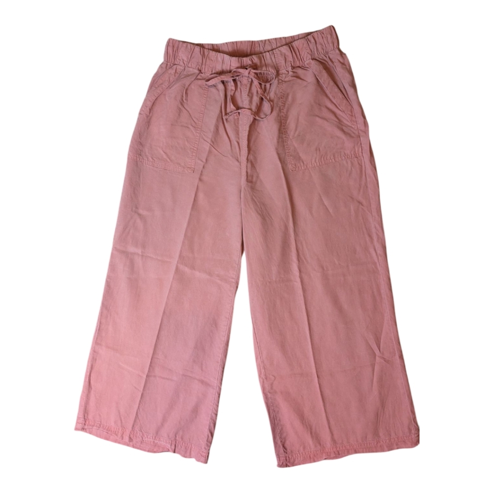 TS Thread & Supply Wide Leg Flowy Elastic Waist Pants Brick Dust Women's Large